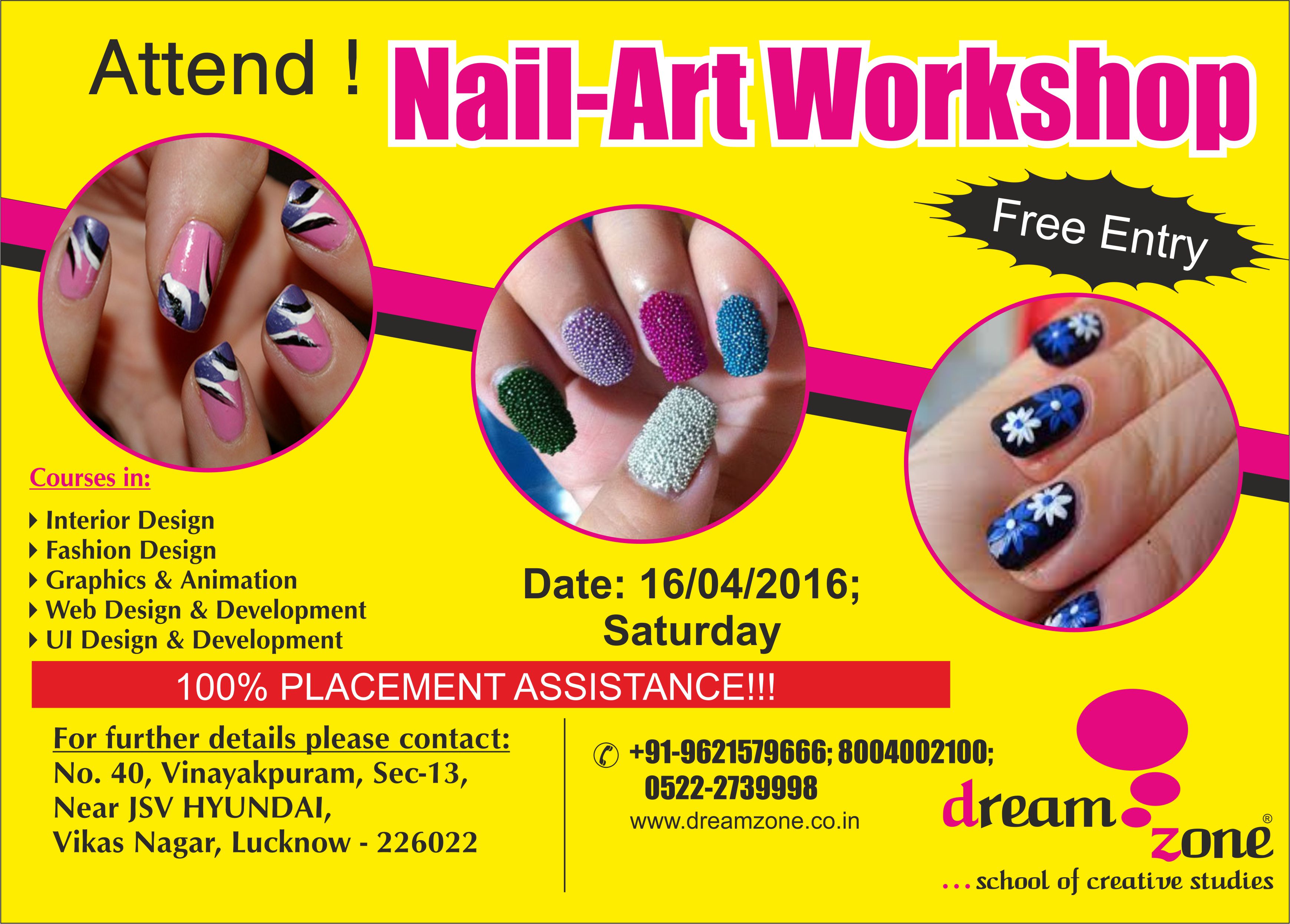 2D & 3D Nail Art Course in Chandigarh - FashionMakeFashion